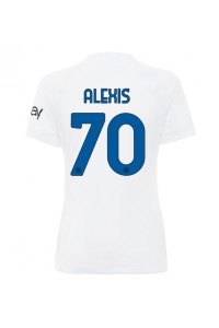 Fotbalové Dres Inter Milan Alexis Sanchez #70 Dámské Venkovní Oblečení 2023-24 Krátký Rukáv